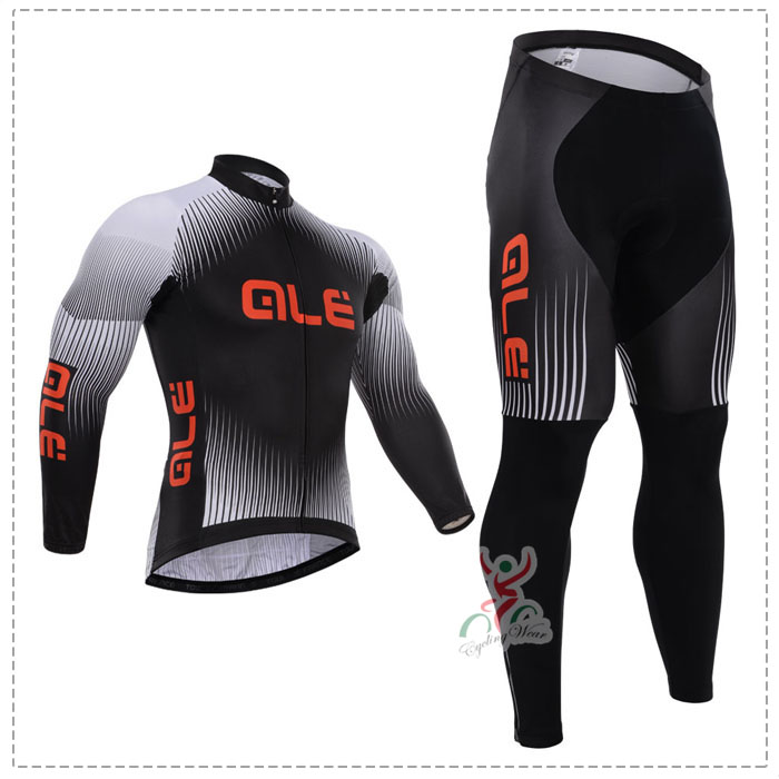 2015 ALE giordana Fahrradbekleidung Radtrikot Satz Langarm und Lange Fahrradhose UPKY715