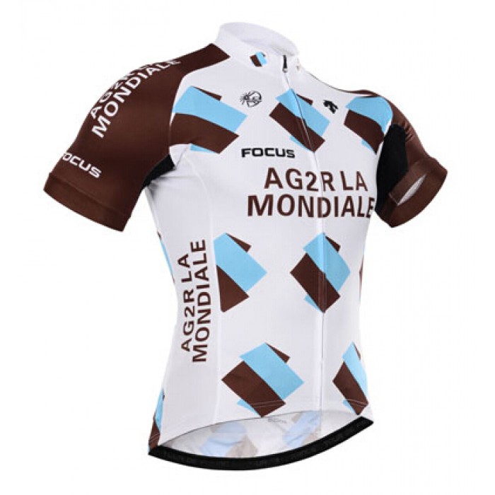 2015 Ag2r La Mondiale Radtrikot Kurzarm XJWY759