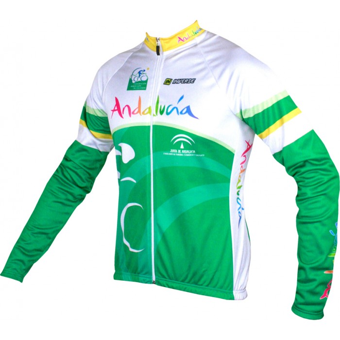 2015 Andalucia Fahrradtrikot Langarm WVJV724