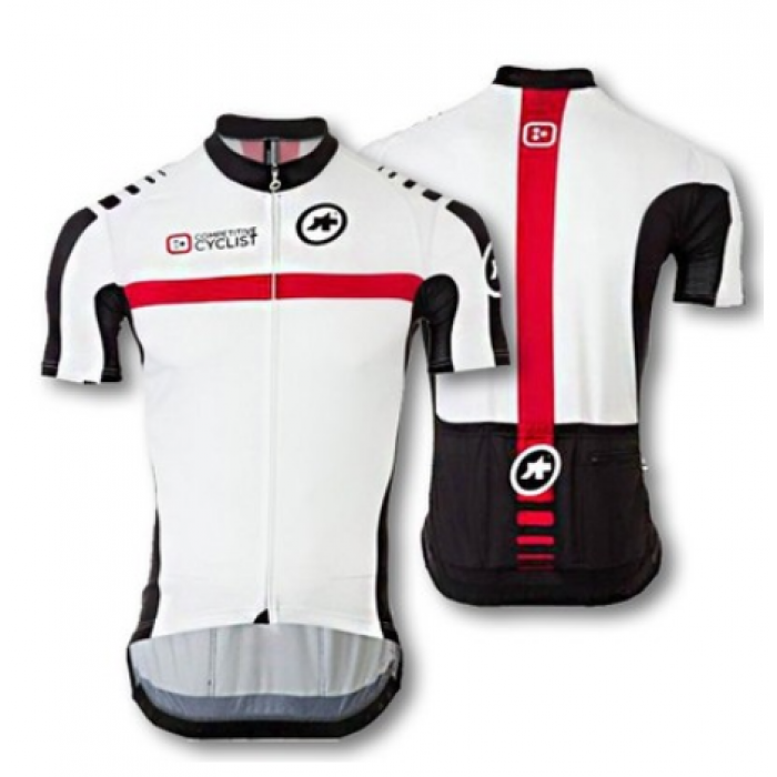 2015 ASSOS Proteam Radtrikot Kurzarm Weiß OTIX376