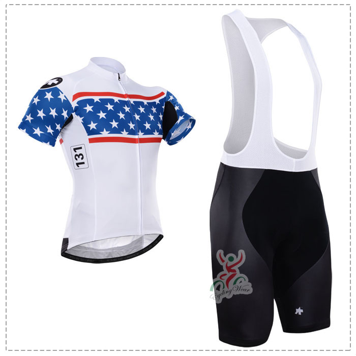 2015 Assos Fahrradbekleidung Satz Fahrradtrikot Kurzarm Trikot und Kurz Trägerhose ZLVK798