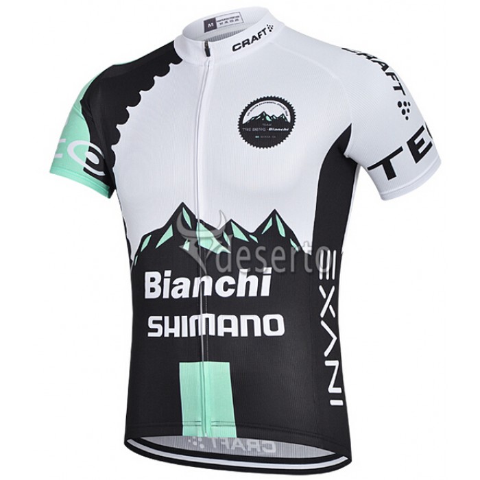 2015 Bianchi Shimano Radtrikot Kurzarm JPYG808