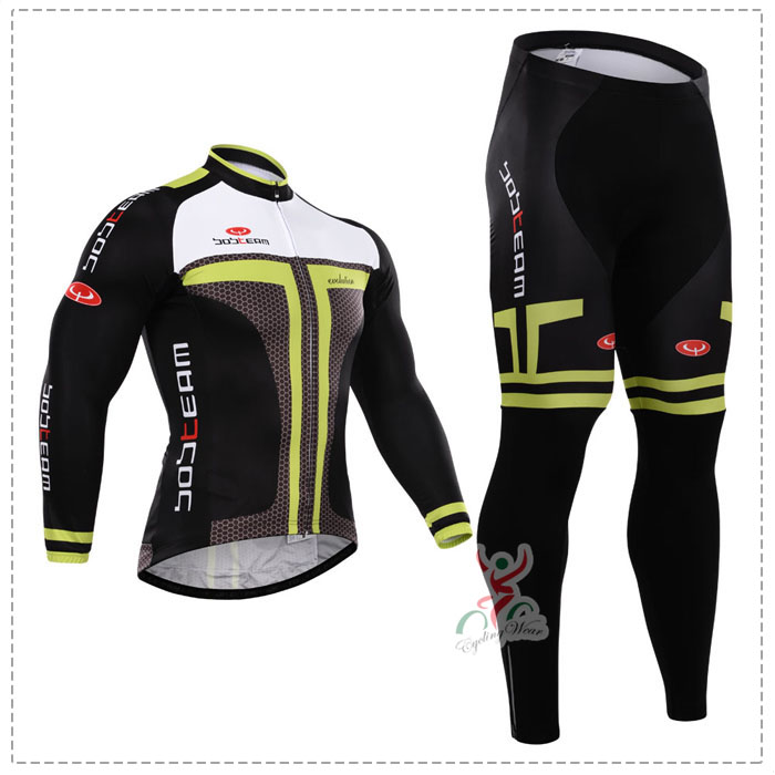 2015 Bobteam Fahrradbekleidung Radtrikot Satz Langarm und Lange Fahrradhose CFJK606