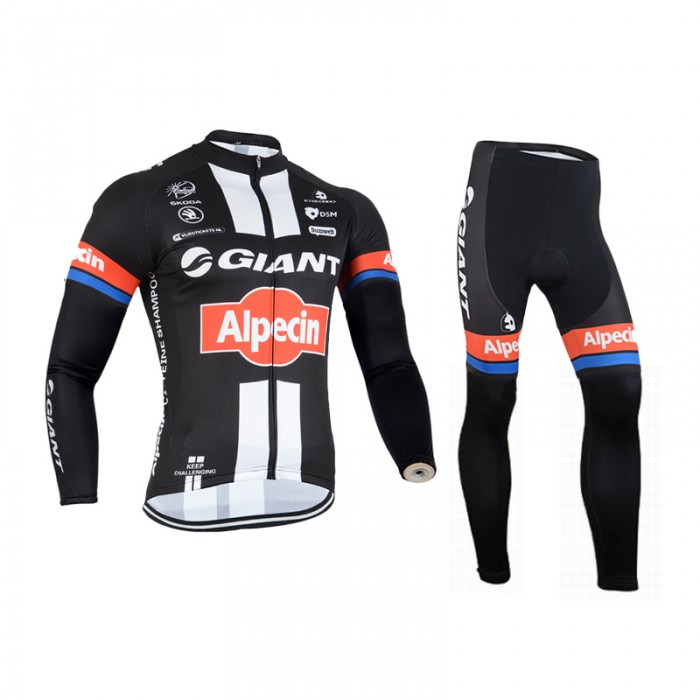 2015 Giant Fahrradbekleidung Radtrikot Satz Langarm und Lange Fahrradhose HQDP678