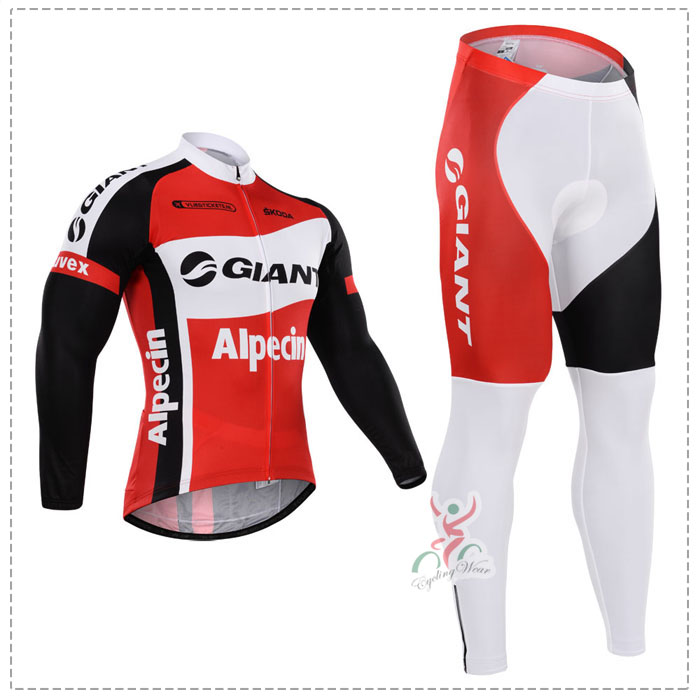 2015 Giant Fahrradbekleidung Radtrikot Satz Langarm und Lange Fahrradhose TMSL404