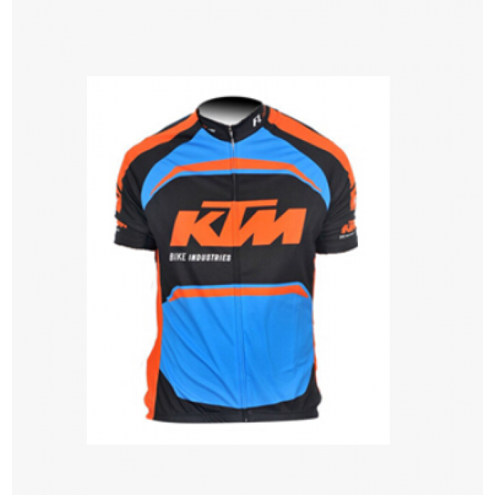 KTM 2015 Proteam Blau Schwarz Radtrikot Kurzarm XPVV533