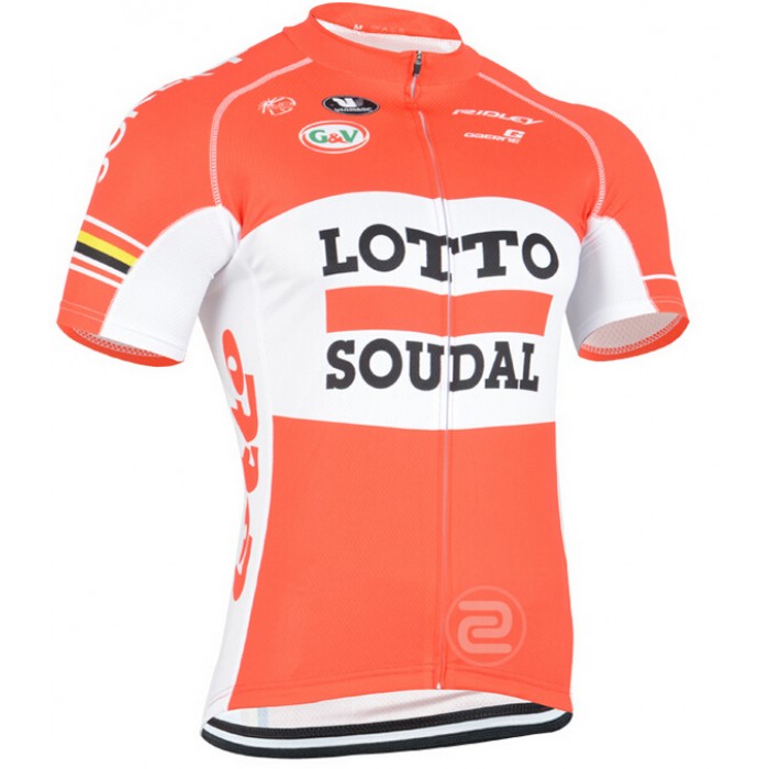 2015 Lotto Soudal Radtrikot Kurzarm VKVQ169