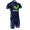 2015 Movistar Radbekleidung Radtrikot Kurzarm und Fahrradhosen Kurz XBZD659