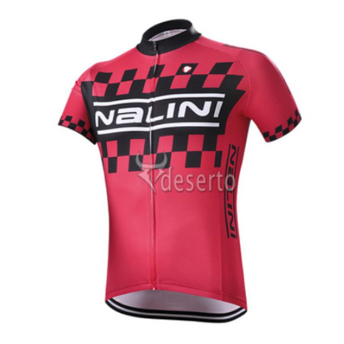 2015 Nalini Racing-Drapeau Rot Radtrikot Kurzarm JIGJ423