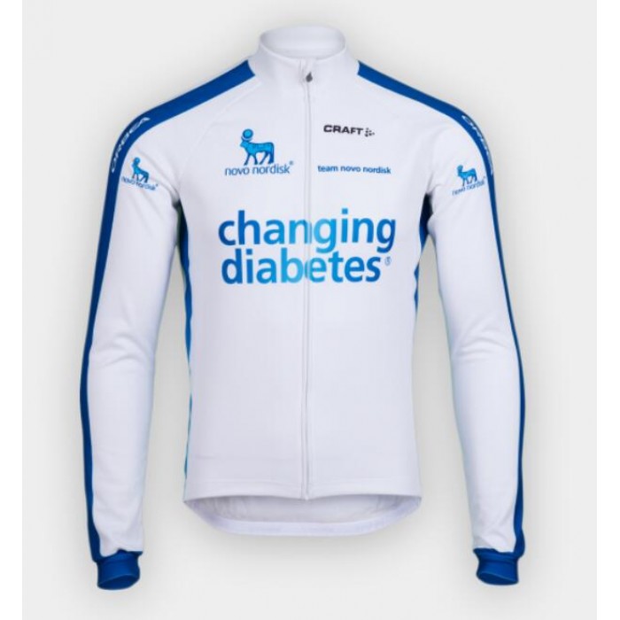 2015 Team Novo nordisk Fahrradtrikot Langarm LNHW201