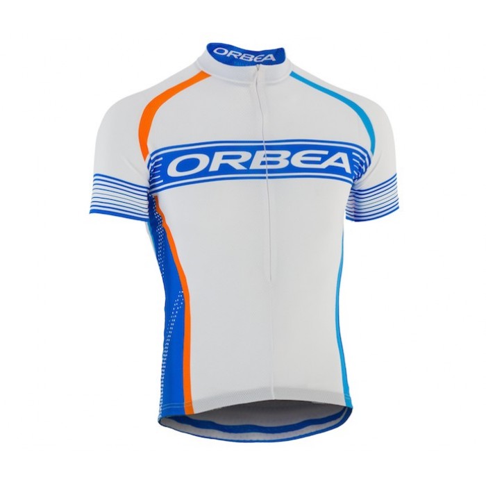 2015 Orbea Weiß-Blau Radtrikot Kurzarm TBKZ765