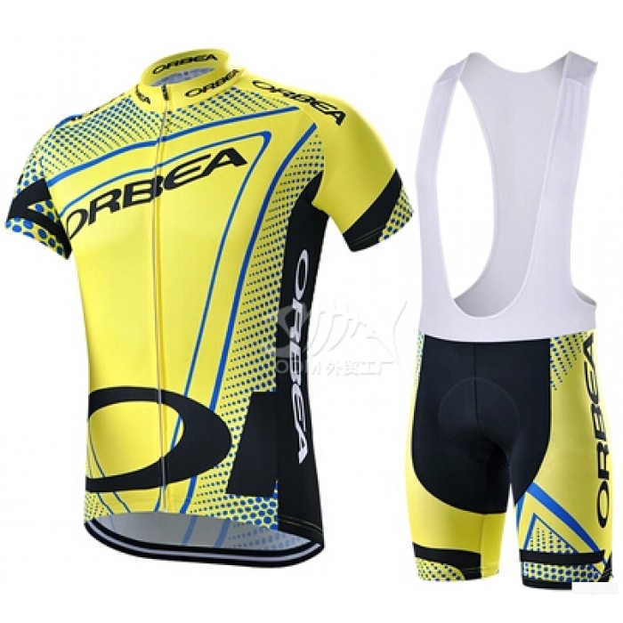 2015 Orbea Fahrradbekleidung Satz Fahrradtrikot Kurzarm Trikot und Kurz Trägerhose VNHE389