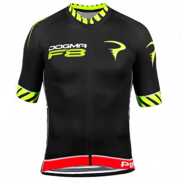 2015 Pinarello F8 Gelb Radtrikot Kurzarm SZRU797