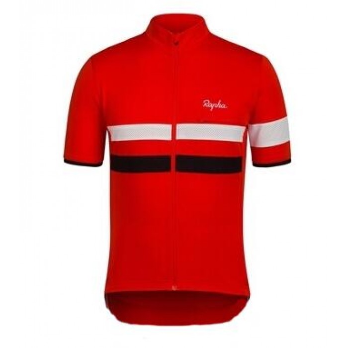 2015 Rapha Rote Radtrikot Kurzarm BAQU827