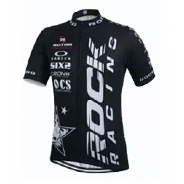 2015 Rock Racing Schwarz Radtrikot Kurzarm NSYT712