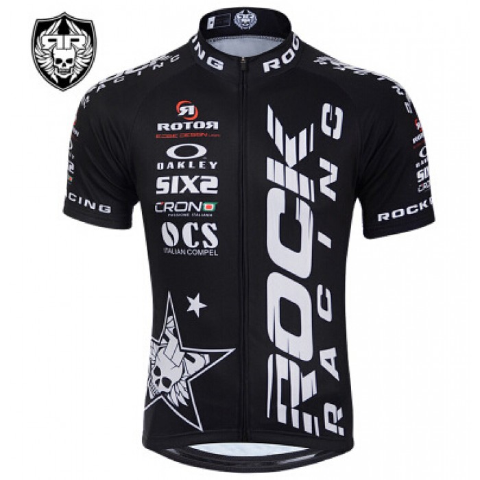 2015 Rock Racing Radtrikot Kurzarm schwarz QBVS564