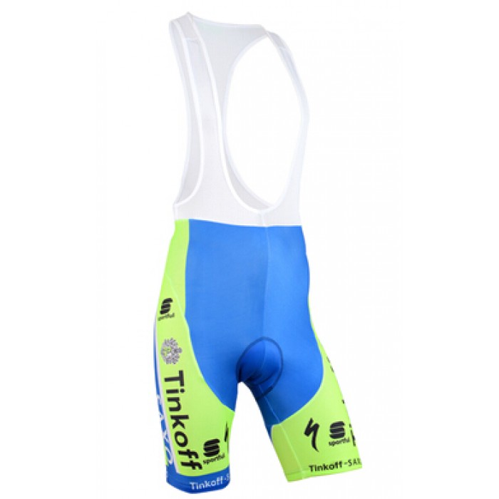 2015 Saxo Bank Tinkoff Kurz Trägerhose Fluorescence YWTE640