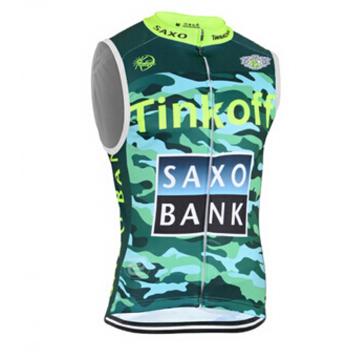 2015 Tinkoff Saxo Bank Camouflage ärmelloses Trikot LUUK396