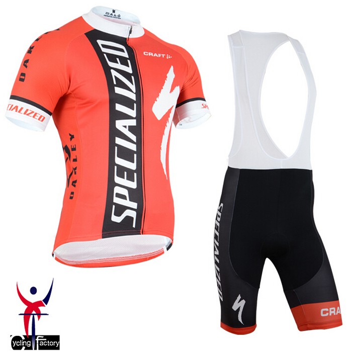 2015 Specialized Fahrradbekleidung Satz Fahrradtrikot Kurzarm Trikot und Kurz Trägerhose IWRW680