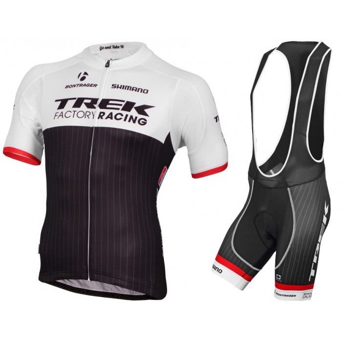 2015 Trek Factory Racing Radtrikot und Trägerhosen Set DNJH726