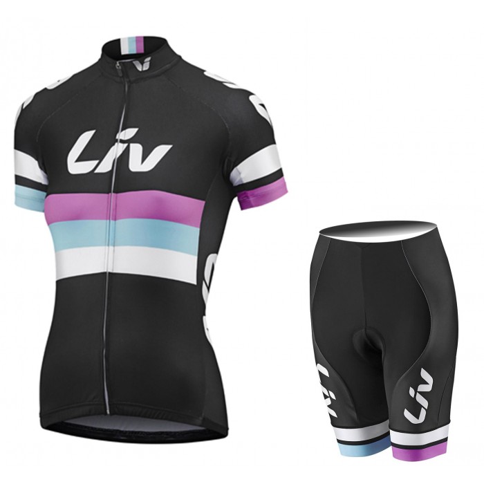 2015 Damen LIV Radbekleidung Radtrikot Kurzarm und Fahrradhosen Kurz CWJI237