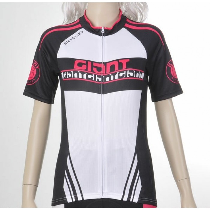 2012 Damen giant black white Fahrradtrikot Langarm FOMX801