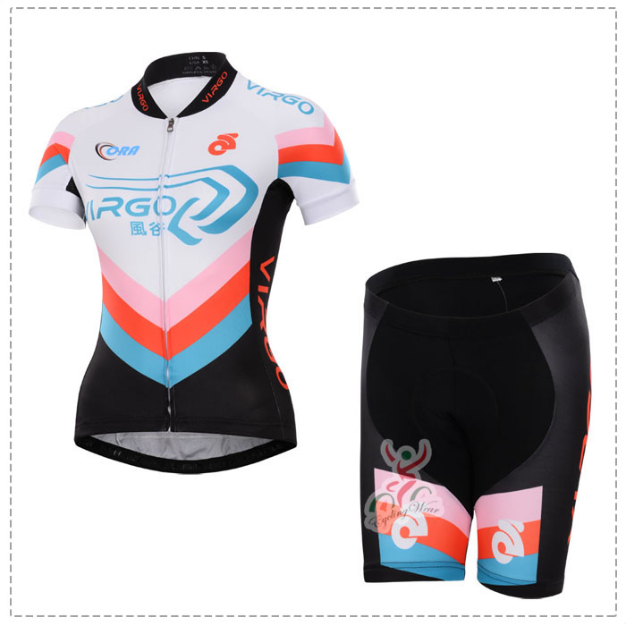 2015 Wind Damen Radbekleidung Radtrikot Kurzarm und Fahrradhosen Kurz GUZI814