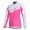 Giant Fahrradtrikot Langarm Rosa Weiß Damen KNPD951