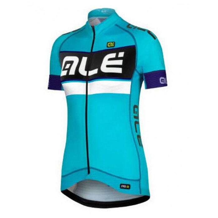 2015 ALE Damen blau Radtrikot Kurzarm XTKC682