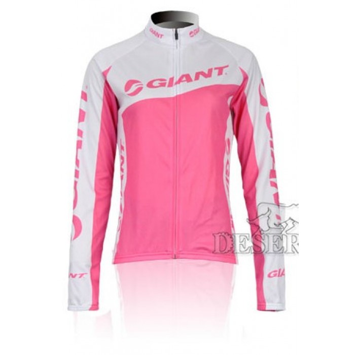 2012 Damen giant pink Fahrradtrikot Langarm YEFF703