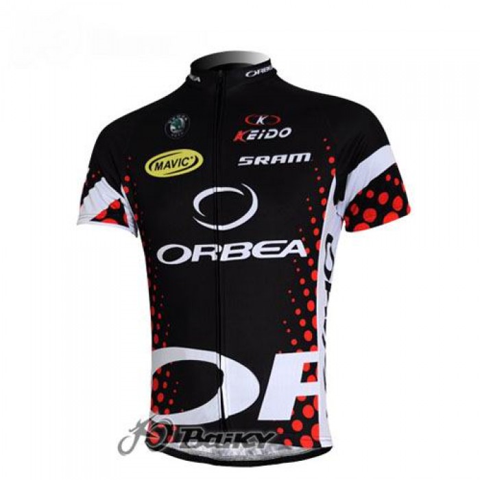 Orbea Pro Team Radtrikot Kurzarm Schwarz Blau GFSO279