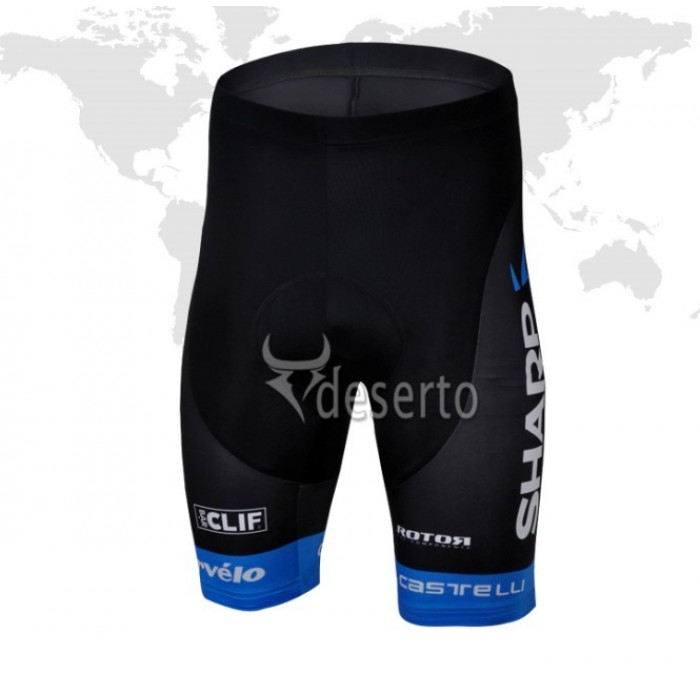 2013 Garmin Sharp Barracuda Deutsche Champion Kurz Radhose Schwarz KHBN309