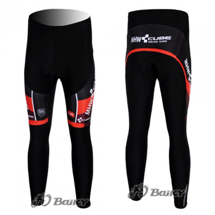 MHW Cube Racing Team Lang Radhose Rot Schwarz ALIA326