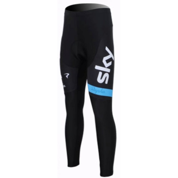 2013 Team Sky Lang Radhose Schwarz Blau LOIX686