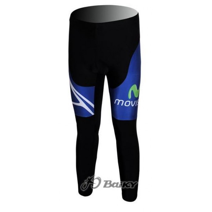 Movistar Team Lang Radhose Blau PFDZ286