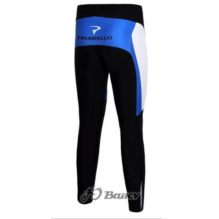 Pinarello Pro Team Lang Radhose Weiß Blau WBSW462