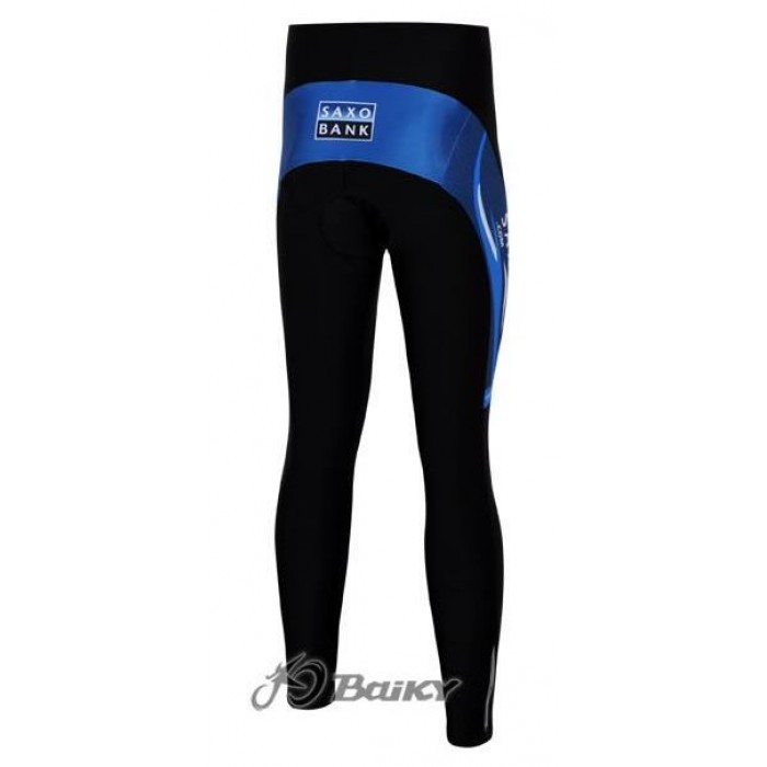 Saxo Bank Sungard Pro Team Lang Radhose Blau Schwarz ZCWK556