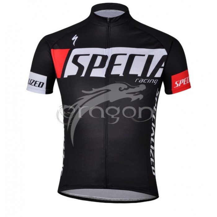 Specialized Racing Radtrikot Kurzarm Schwarz FBBO315