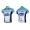 2012 Omega Pharma-Quick Step Radtrikot Kurzarm Weiß Blau FXOU926