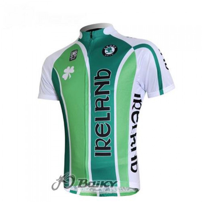 Irland Pro Team Radtrikot Kurzarm Grün RIZG704