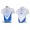 2012 Pearl Izumi Radtrikot Kurzarm Weiß Blau RJMJ906