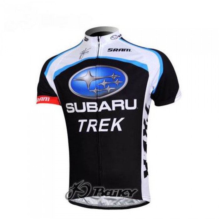 Subaru Trek Pro Team Radtrikot Kurzarm Schwarz TJAQ101