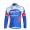 Omega Pharma-Quick Step innergetic Fahrradtrikot Langarm Blau Weiß OGNO507