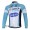 Omega Pharma Quick Step Pro Team Fahrradtrikot Langarm Blau Weiß WKCQ802