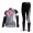 Specialized Pro Team S-Works Radbekleidung Satz Fahrradtrikot Langarm und Lang Radhose Rosa Grau Damen NZEN289