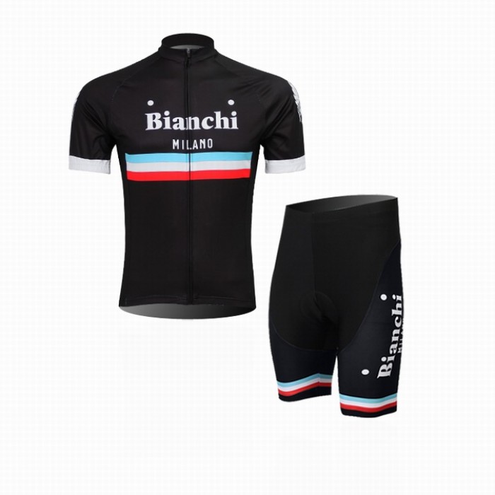 2014 Bianchi Radbekleidung Radtrikot Kurzarm und Fahrradhosen Kurz MLBW484