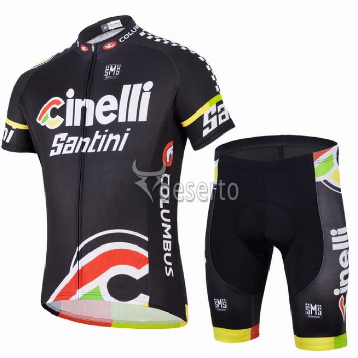 2014 Team Cinelli Radbekleidung Radtrikot Kurzarm und Fahrradhosen Kurz SEFQ617