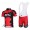 BMC Racing Team Radtrikot Kurzarm Kurz Trägerhose Kits Rot XXJB371