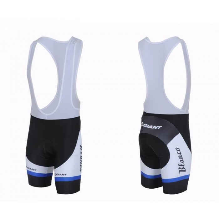 2013 Blanco Giant Radtrikot Kurzarm und Kurz Radhose Kits Blau Weiß Schwarz XCJM845