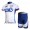 FDJ-BigMat Pro Team Radtrikot Kurzarm Kurz Radhose Kits Weiß Blau CELN784